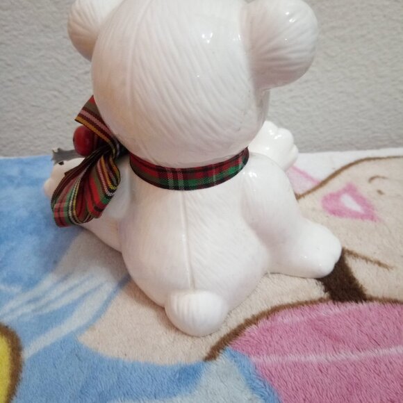 "Artistic Gifts, Holiday Bear Collectible (Selling As Is) - Picture 6 of 13